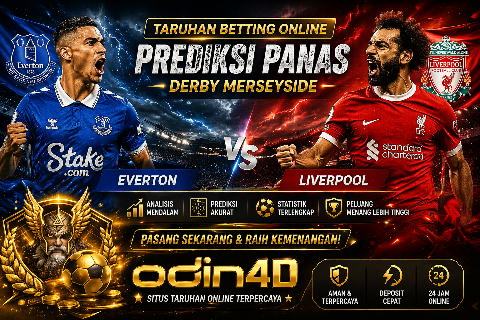 Taruhan Betting Online: Prediksi Panas Everton vs Liverpool