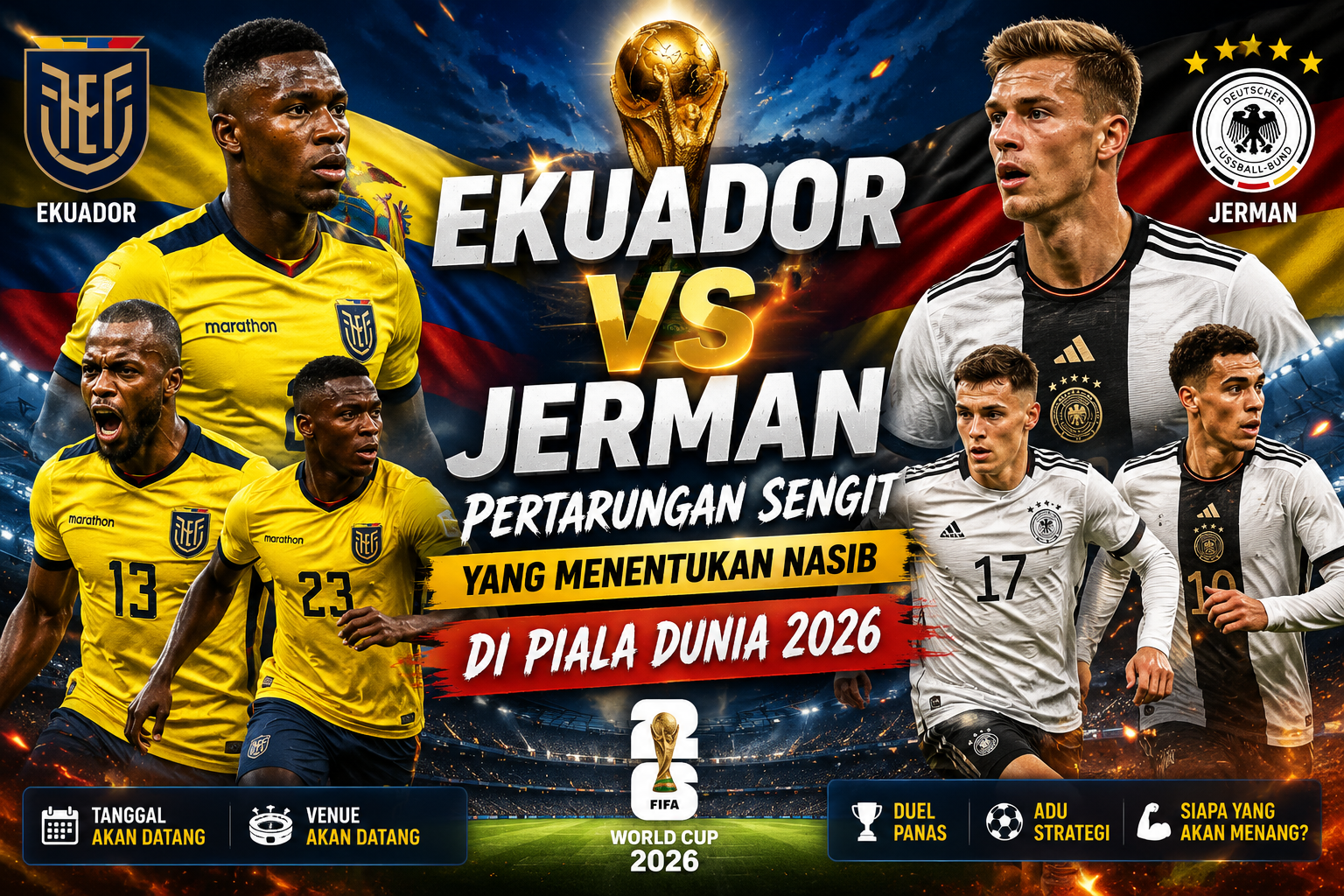 Ekuador vs Jerman