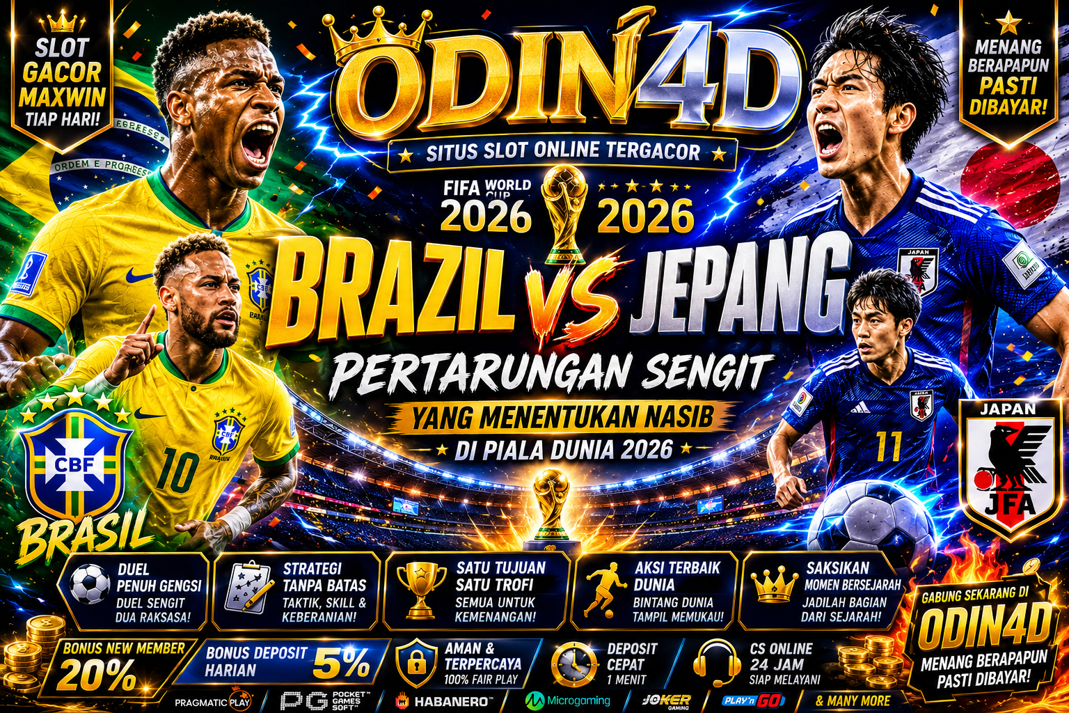 Brazil VS Jepang: Pertandingan Bergengsi Dua Kekuatan Sepak Bola Dunia