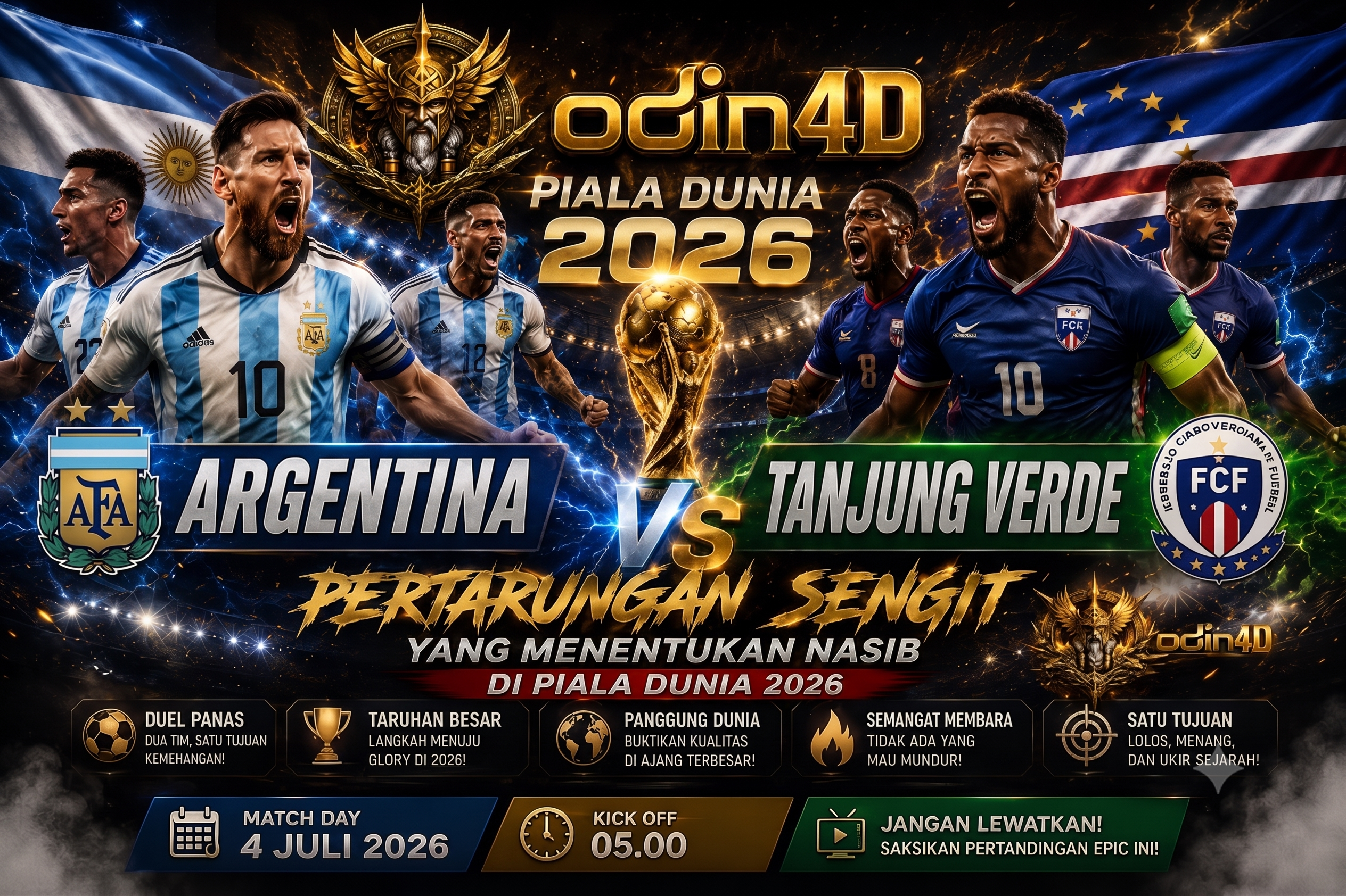 Argentina vs Tanjung Verde: Duel Menarik yang Menjadi Sorotan Pecinta Sepak Bola Dunia